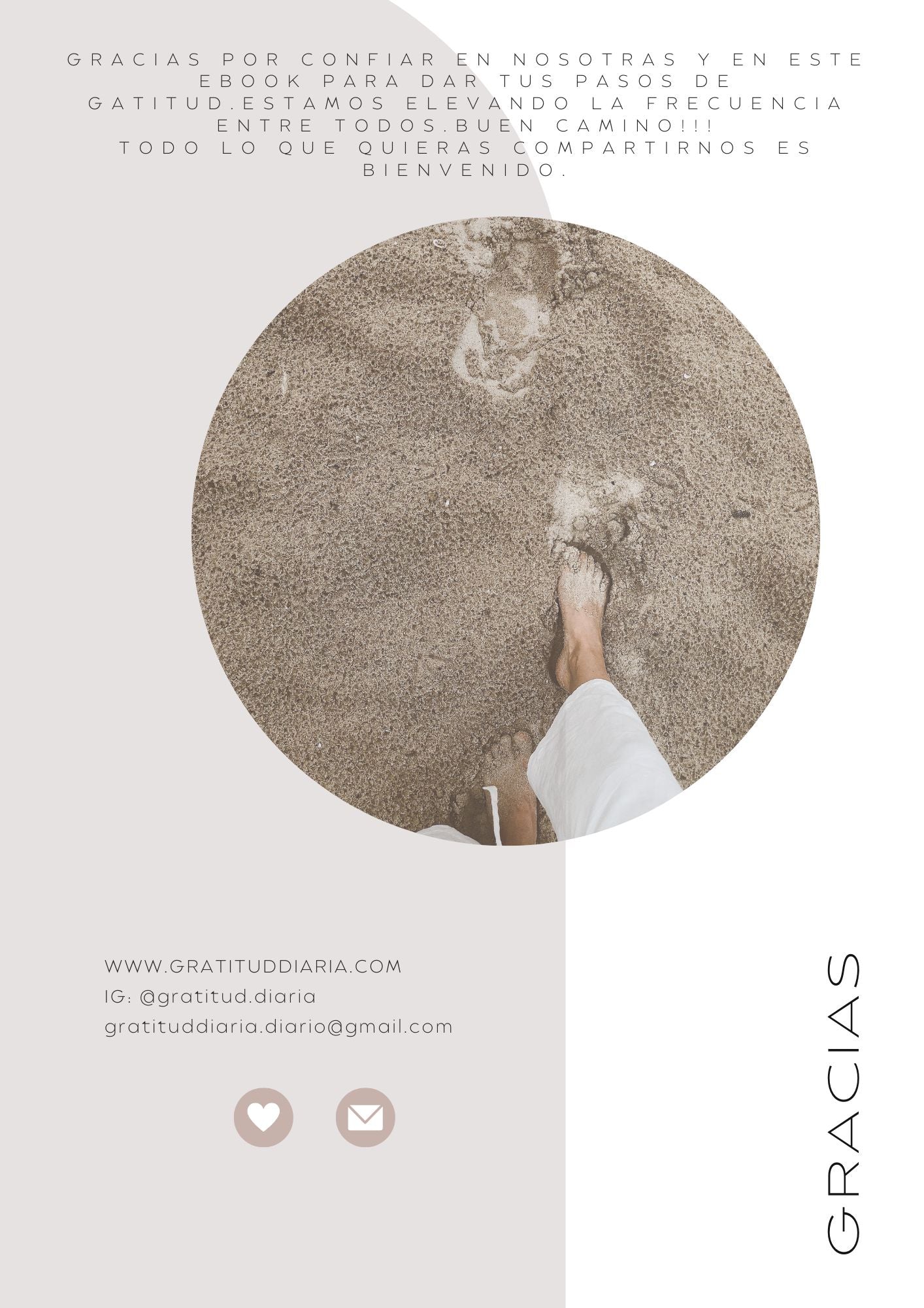 Gratitud, para cerrar el año! 5 minutos por día, para empezar el 2026 abierta/o a todas las posibilidades. Tomá acción real!